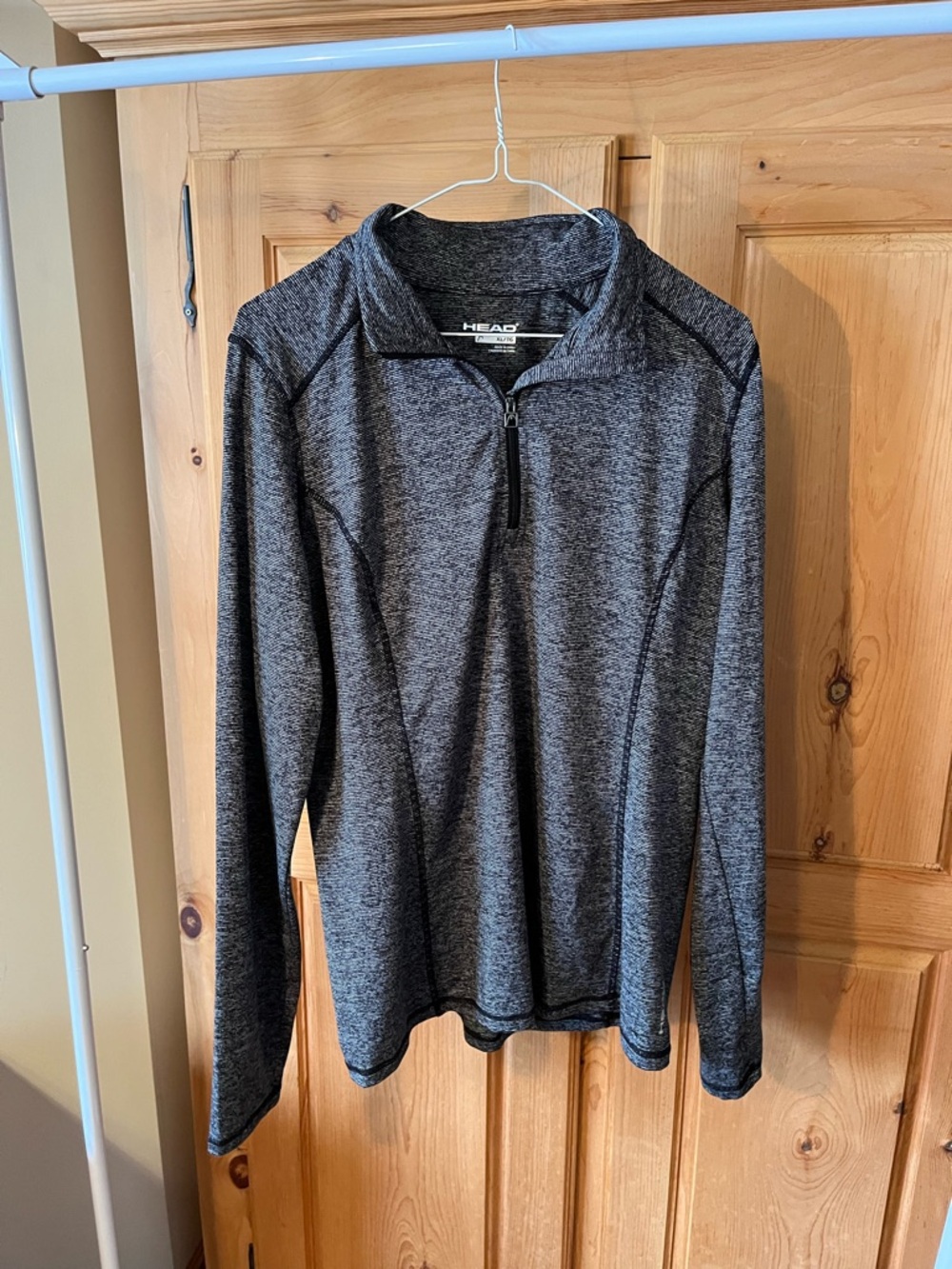 HEAD Women’s x-large Gray Quarter-Zip Performance Sweater